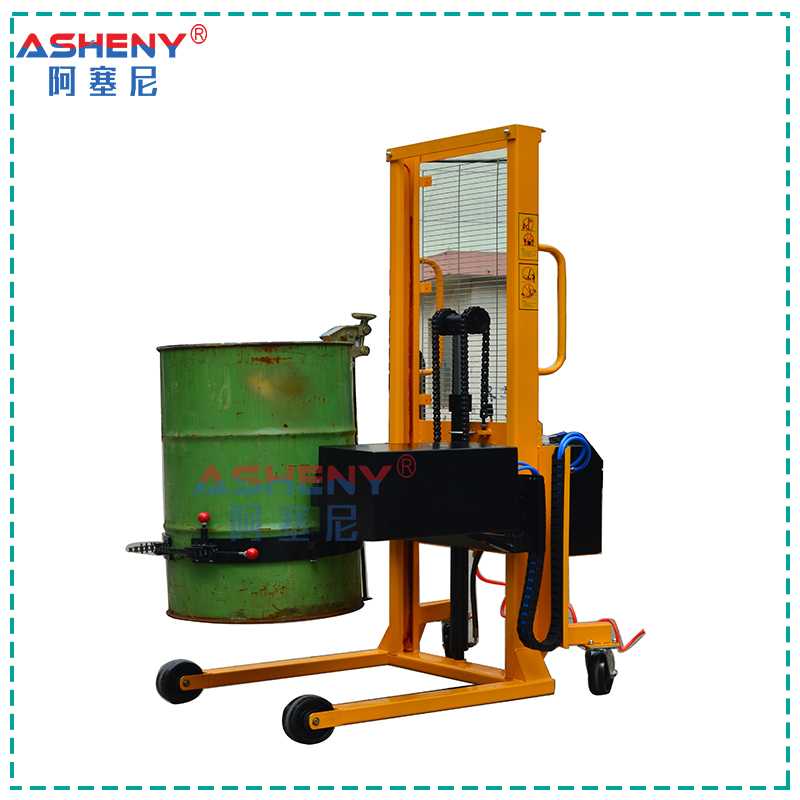 ASN-350AR55加侖氣動油桶倒料車防爆200L油漆涂料油桶翻轉裝卸車