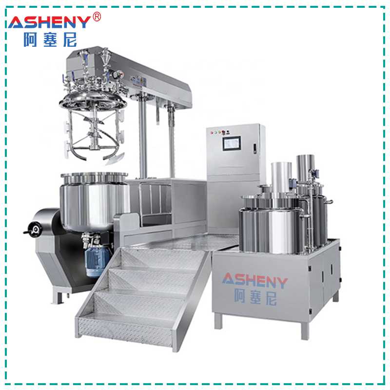 均質(zhì)真空乳化機(jī)罐液壓升降式雙向攪拌