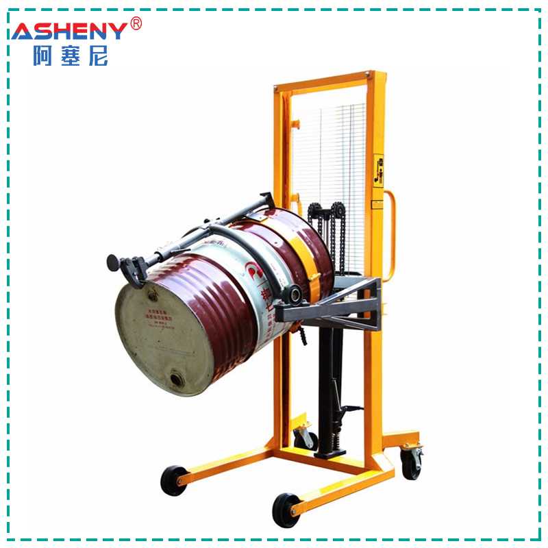 DA450多功能防爆油桶翻轉(zhuǎn)車倒料車