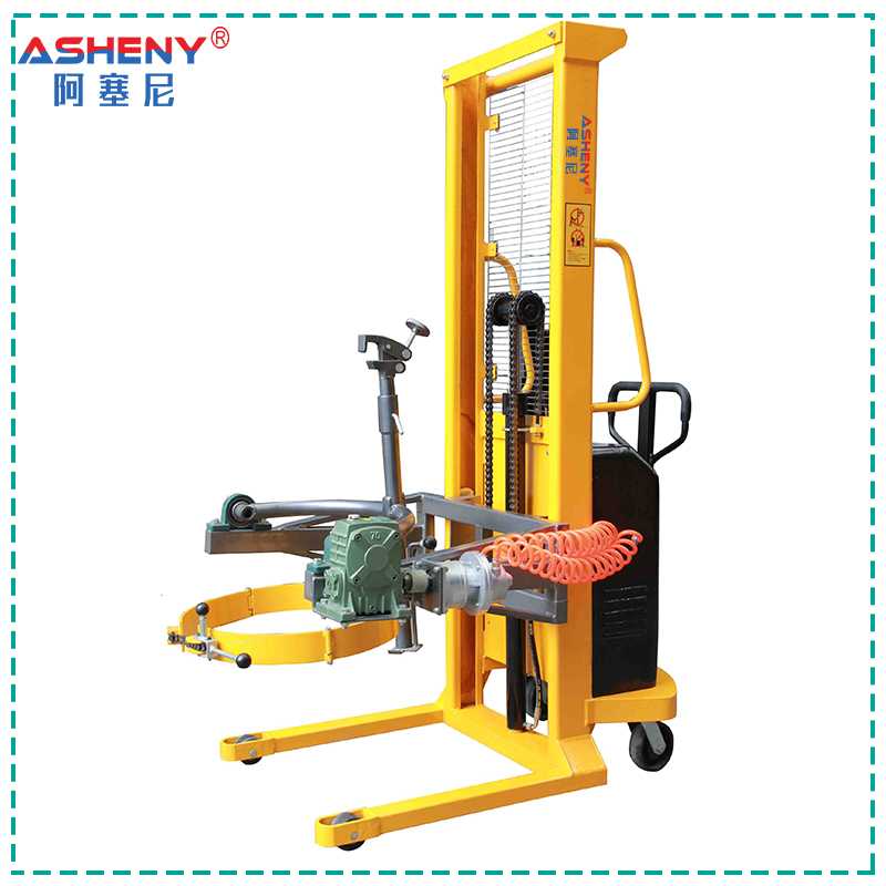 DA-350AR55加侖氣動油桶倒料車防爆200L油漆涂料油桶翻轉裝卸車